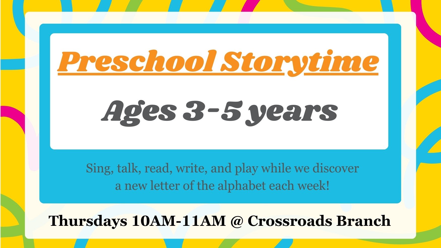 Preschool Storytime
