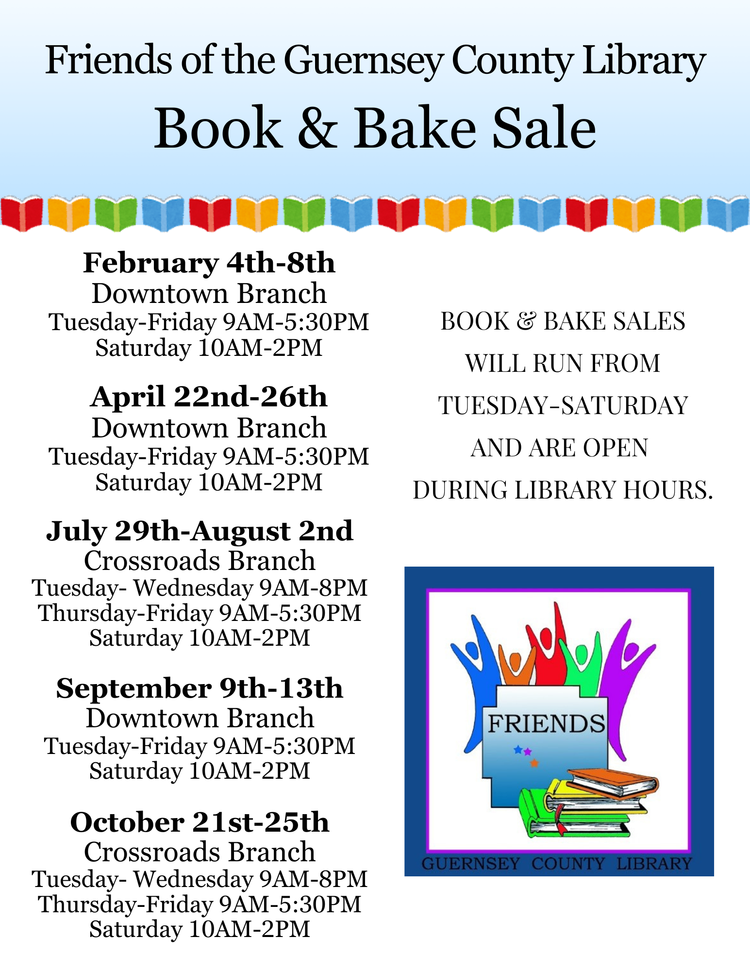 2025 Friends of the Library Sales