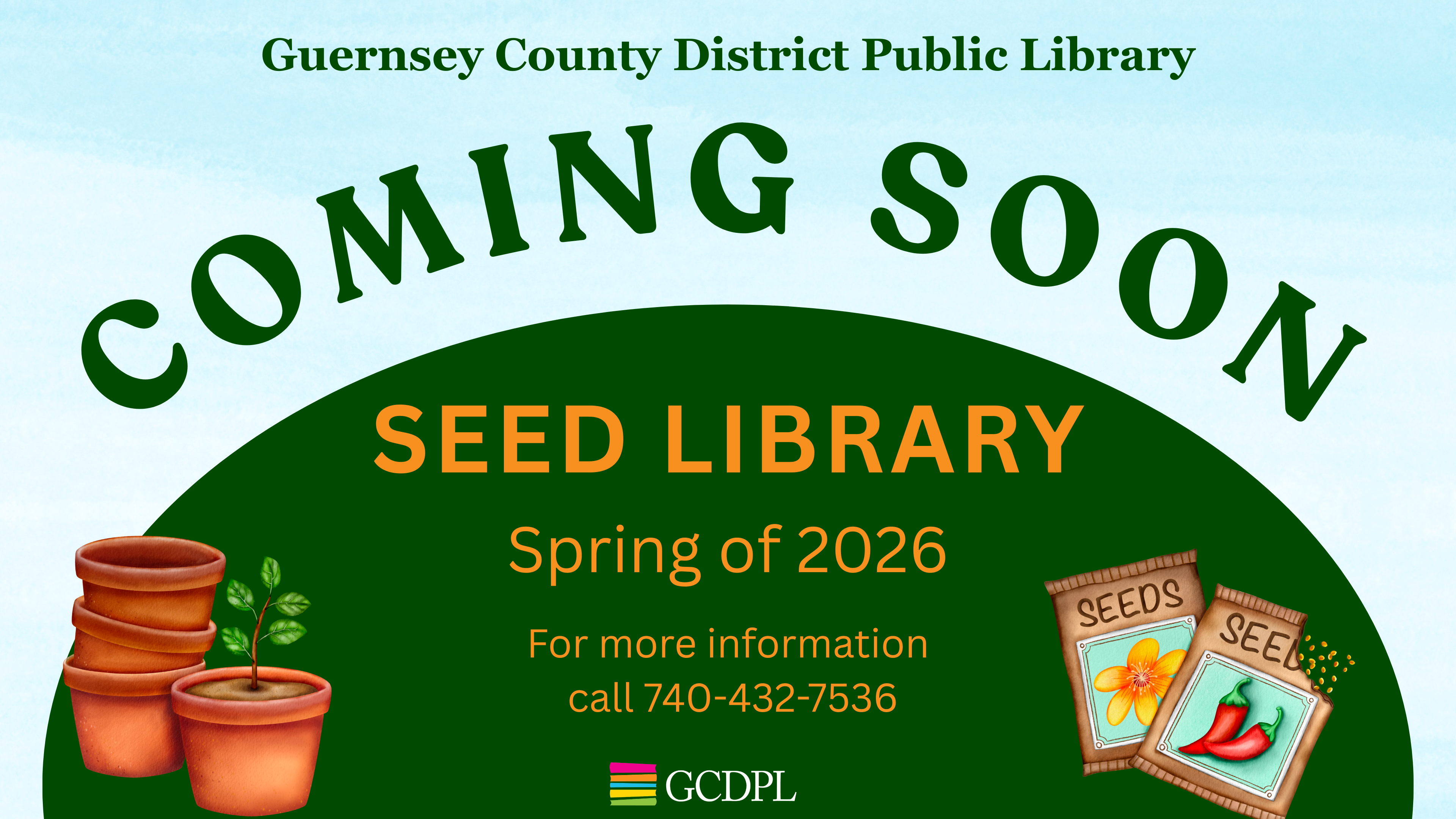 Coming soon, seed library