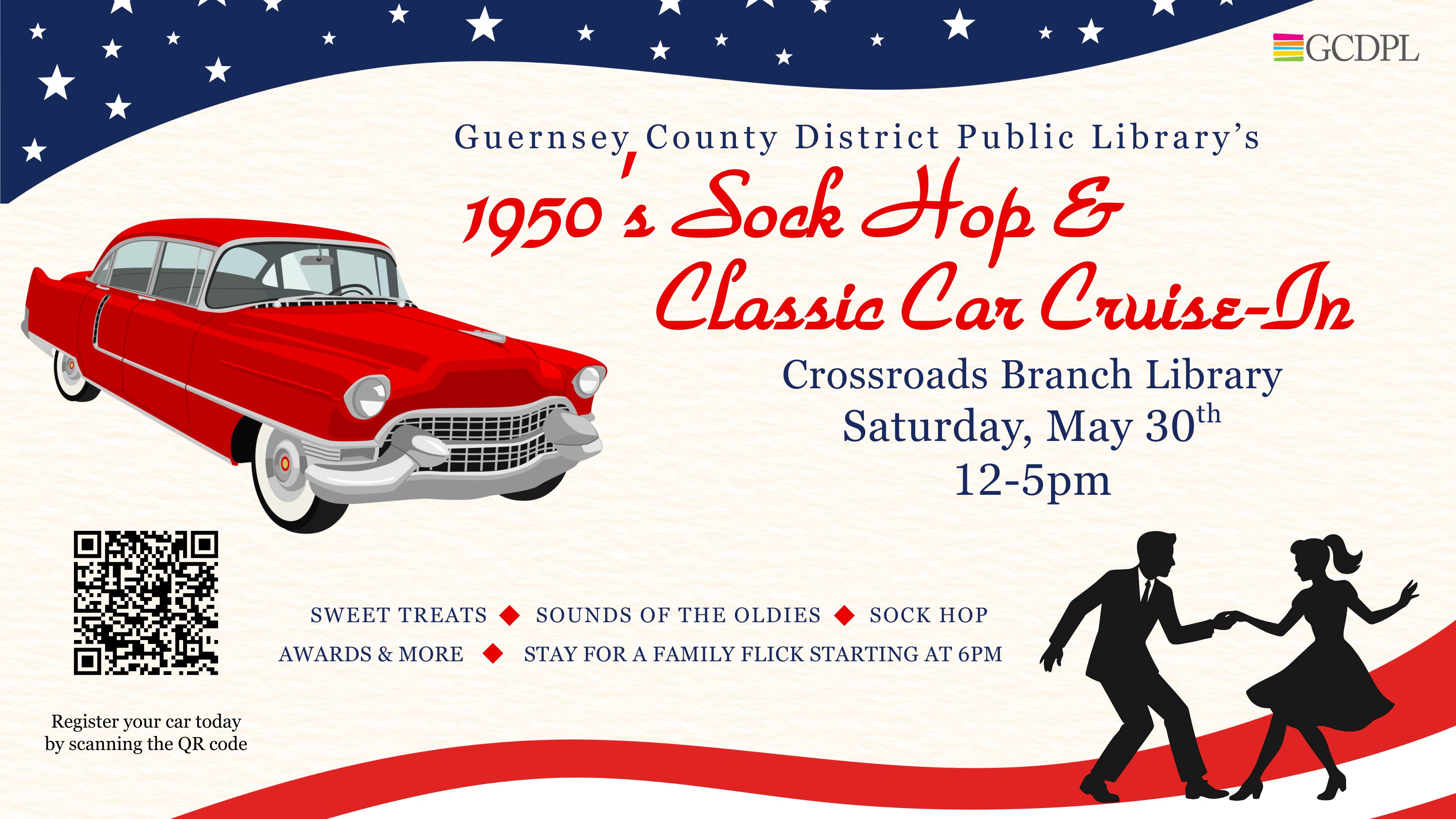 1950s sock hop and classic car cruise in