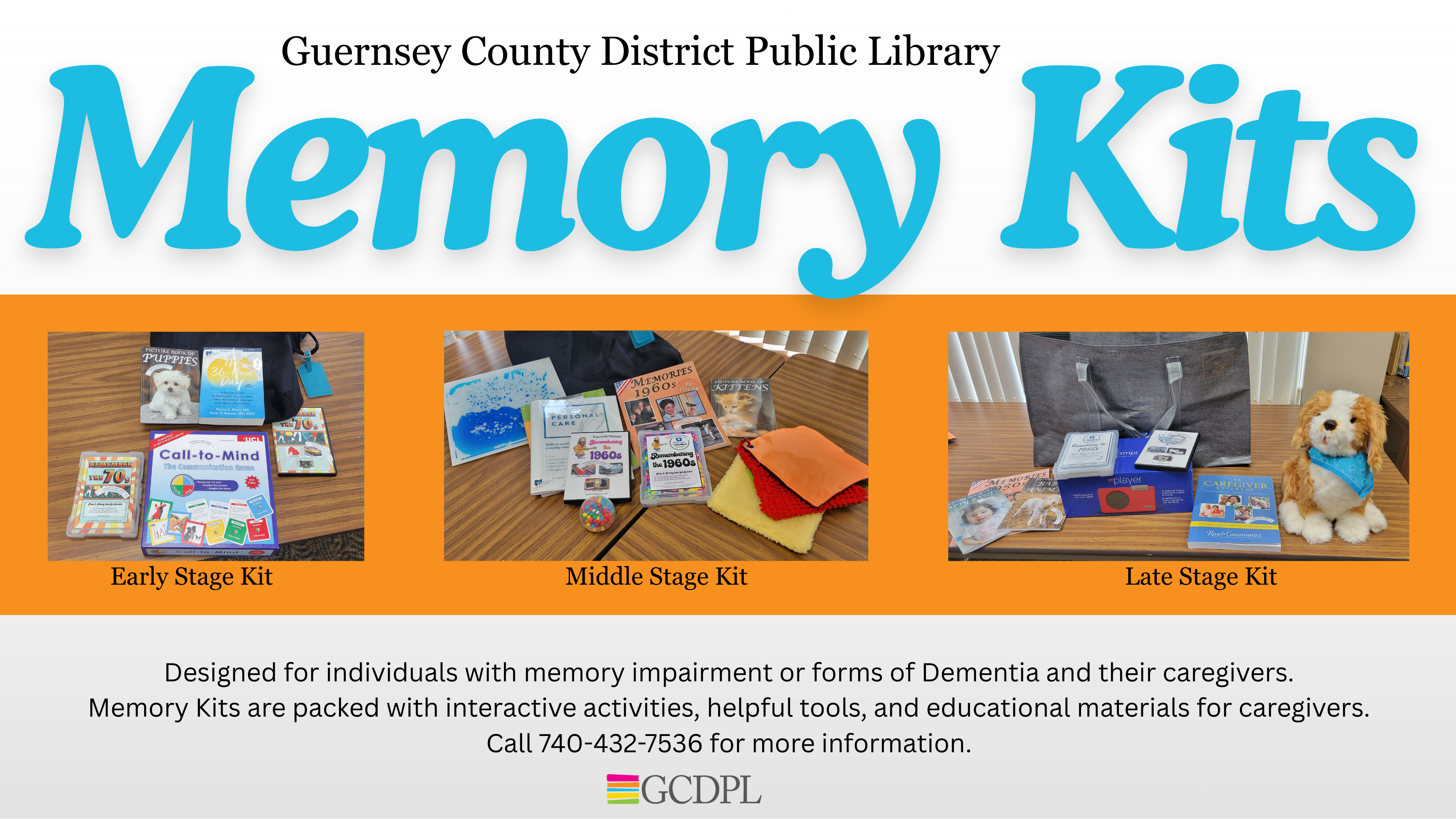 Memory Kits | Guernsey County District Public Library